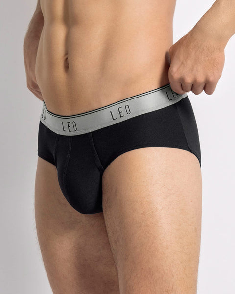 Ultra-light perfect fit brief for men#color_713-black-gray
