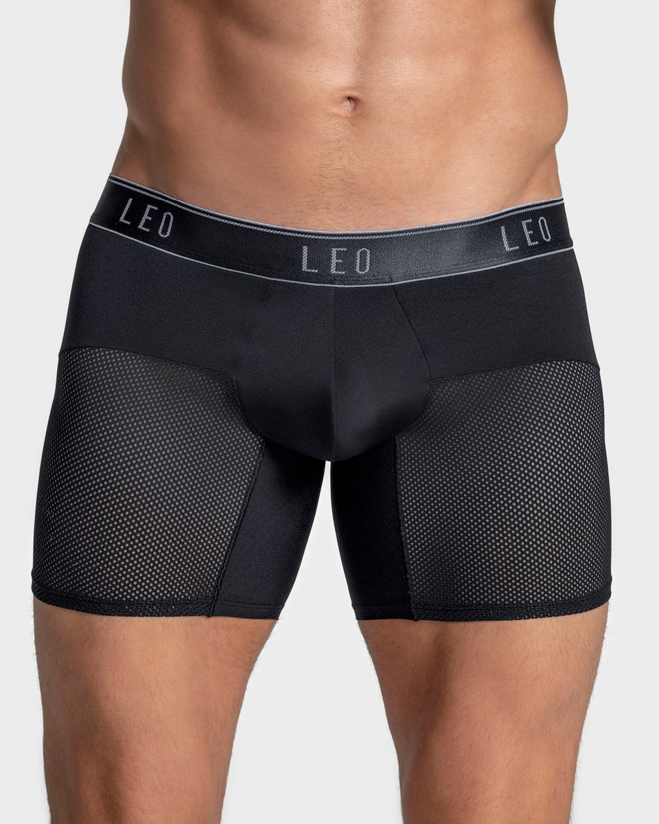3-Pack High-Tech Mesh Boxer Brief with Ergonomic Pouch | Leo