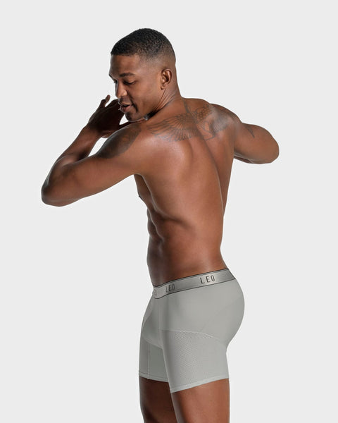 High-Tech Mesh Boxer Brief with Ergonomic Pouch