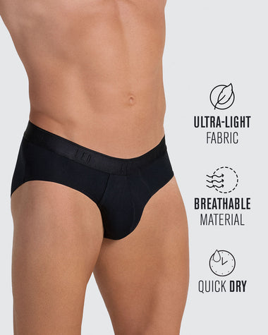 Ultra-Light Brief with Ergonomic Pouch#color_700-black