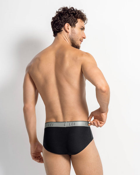 Ultra-light perfect fit brief for men#color_713-black-gray