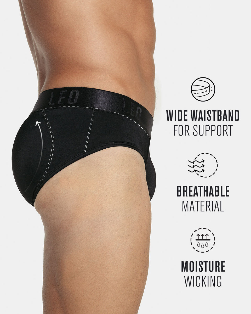 Men's Instant Butt Lift Padded Brief Leo Men Underwear