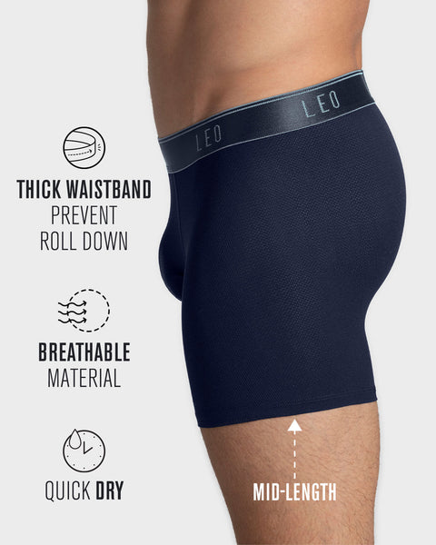 Mid-length boxer brief with ergonomic design#all_variants