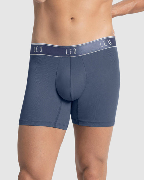 Ultra-Light Boxer Brief with Ergonomic Pouch#color_500-steel-blue