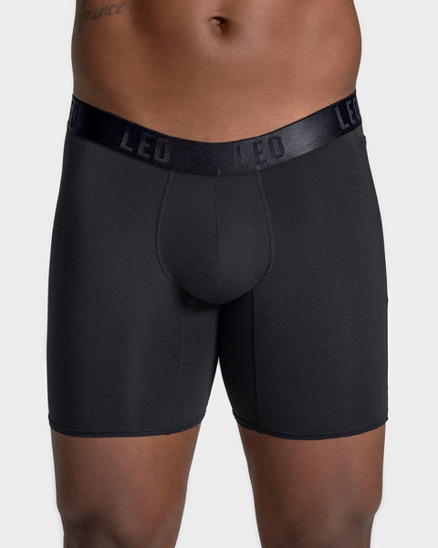 Long athletic boxer brief with side pocket#color_700-black