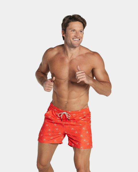 5" Eco-friendly men's swim trunk with soft inner mesh lining