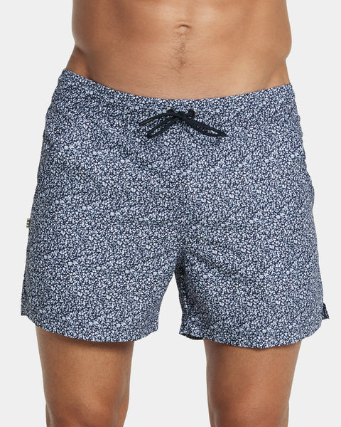 5" Eco-friendly men's swim trunk with soft inner mesh lining#color_536-flower-print