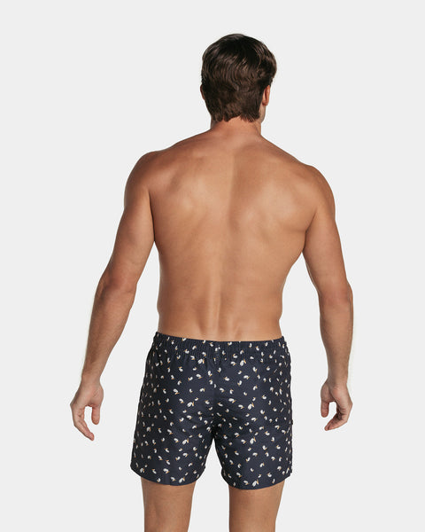 5" Eco-Friendly Men's Swim Trunk with Soft Inner Mesh Lining#color_551-pelican-print