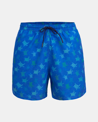 Men's Swim Trunk with Functional Side Pocket#color_b01-turtle-print