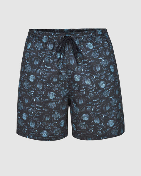 3" Eco Friendly Swim Shorts#color_059-fish-print